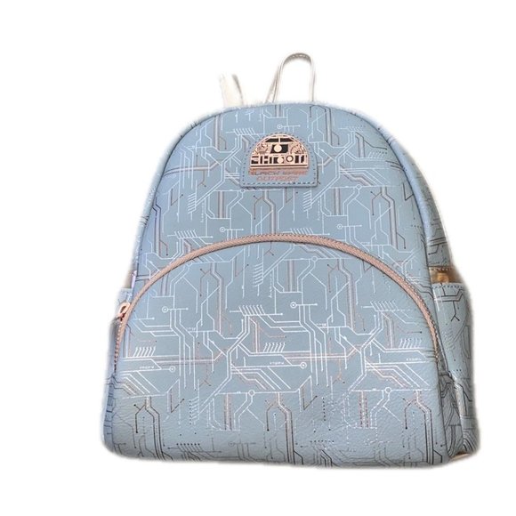 Disney Star Wars Handbags - Star Wars Edge Black Spire gray/gold Zip up Shoulder Strap Backpack